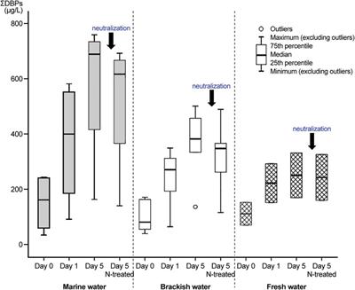 Effects of physicochemical parameters of water on byproduct formation during electrolysis of ballast water